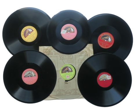 Vocal records, HMV single-sided Celebrity records: 14 10-inch and 135 12-inch (36 by or including Caruso), by Galli-Curci, de