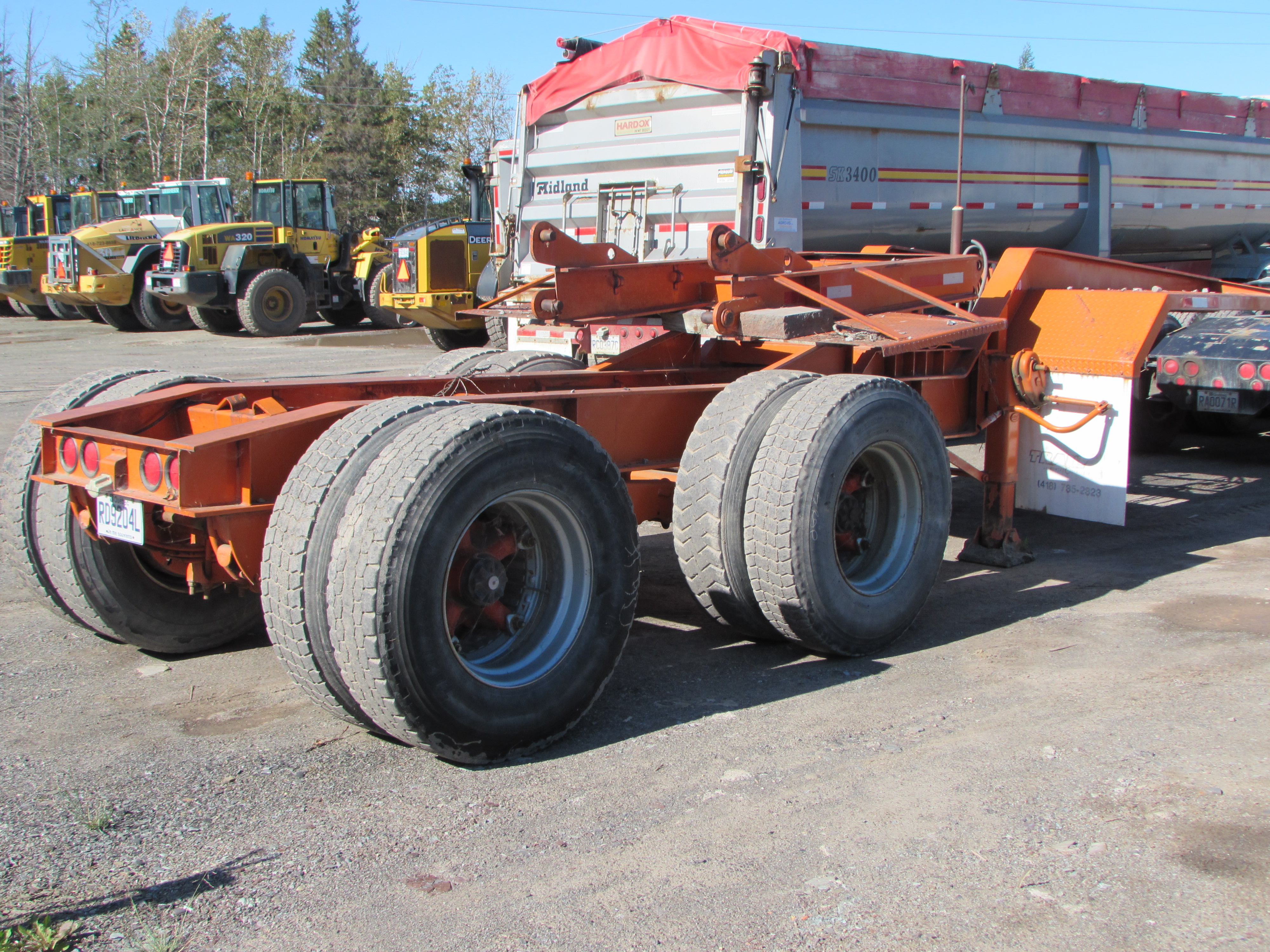 1995 TRAIL KING J232F TANDEM AXLE JEEP DOLLY C/W AIR RIDE SUSPENSION