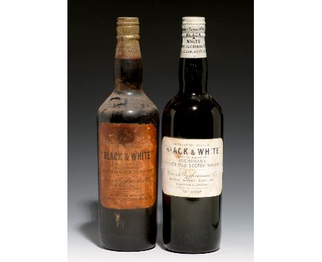 BUCHANAN'S BLACK &amp; WHITE CHOICE OLD SCOTCH WHISKY, 75 CL (2 BOTTLES) 