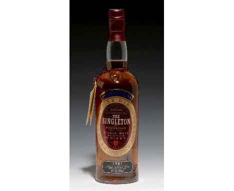 THE SINGLETON OF AUCHROISK, SINGLE MALT SCOTCH WHISKY, C1981, 70 CL 
