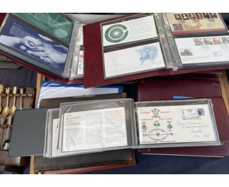 A large collection of Royal Mail first day covers, contained in albums