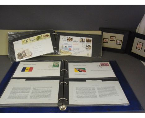 Two albums of First Day covers including - The Historic March of Piper Bill Millin - of Lord Lovatts Commandos - The Historic