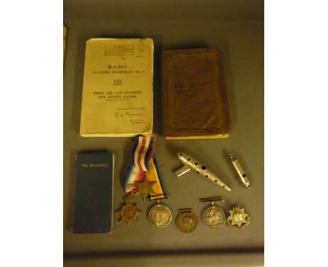 A group of two World War I medals to 13679 Gnr J Wilson R F A and a World War II France and Germany Star, a single World War 