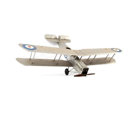 A model of a de Havilland DH4, light bomber