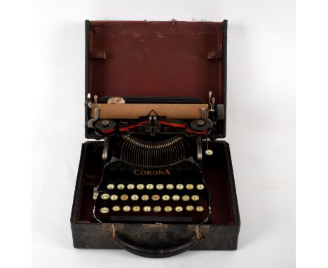A Corona portable typewriter 