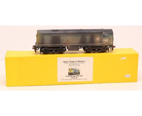 Nigel Stanley: A boxed Nigel Stanley Models, Class 20, O Gauge Diesel Locomotive #20176, BRL-020, Kit Built, Weathered. Origi