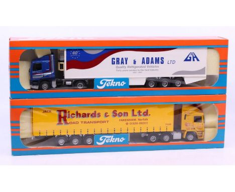 Tekno: A boxed Tekno diecast, Jack Richards &amp; Sons Ltd. lorry, 1:50 Scale, Made in Holland. Vehicle appears in very good 