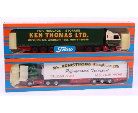 Tekno: A boxed Tekno diecast, Ken Thomas Ltd. lorry, 1:50 Scale, Made in Holland. Vehicle appears in very good condition, box