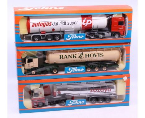 Tekno: A boxed Tekno diecast, Rank Hovis tanker, 1:50 Scale, Made in Holland. Together with another&nbsp;boxed Tekno diecast,