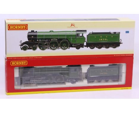 Hornby: A boxed Hornby OO Gauge, LNER 4-6-2 Class A1 'Great Northern', R2405, DCC Ready. Used condition.