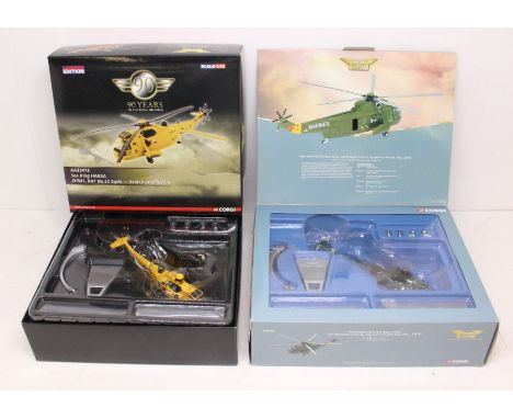 Corgi: A boxed Corgi: The Aviation Archive, Sikorsky SH-3A Sea King US Marine Corps, Quantico MCAS, MD., 1970, AA33405; toget