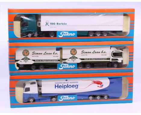 Tekno: A boxed Tekno diecast TDG Berbee lorry, 1:50 Scale, Made in Holland. Together with another&nbsp;boxed Tekno diecast Si