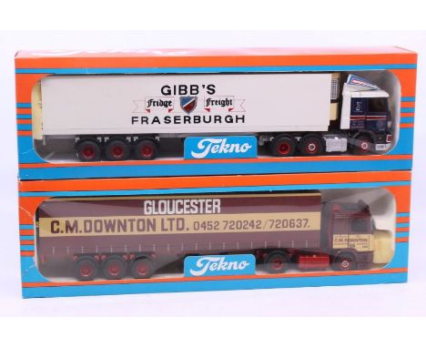 Tekno: A boxed Tekno diecast, C.M. Downton Ltd. Gloucester lorry, 1:50 Scale, Made in Holland. Vehicle appears in very good c