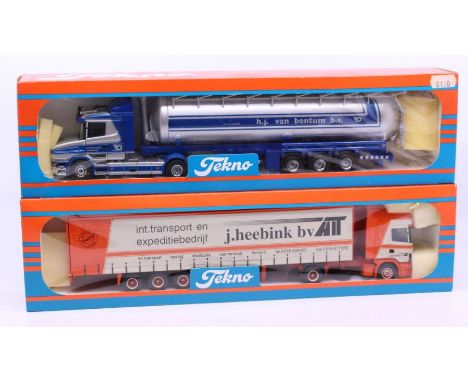 Tekno: A boxed Tekno diecast, J. Heebink lorry, 1:50 Scale, Made in Holland. Vehicle appears in very good condition, box is i