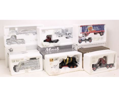 First Gear: A collection of six boxed First Gear models, 1:34 Scale, to comprise: Mack B-Model Mixer, 1960 Model B-61 Mack Tr