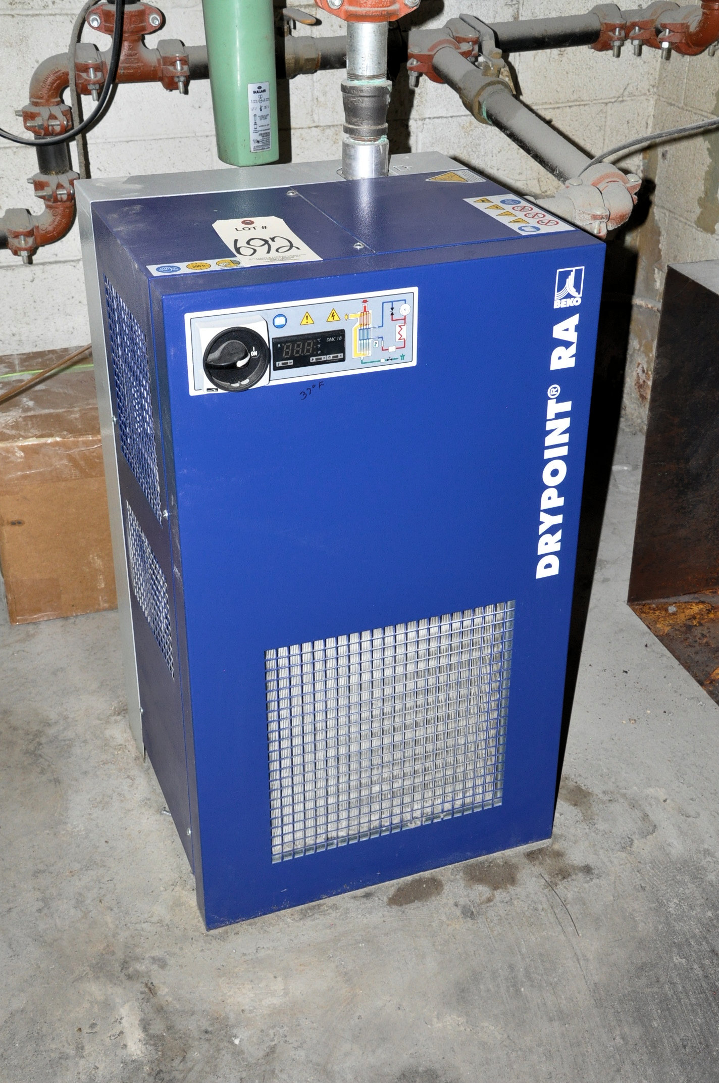 Beko Drypoint RA, Model 4028702, Refrigerated Compressed Air Dryer, S/n