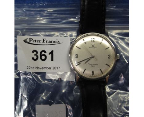 Omega manual Seamaster 600 steel wristwatch.(B.P. 24% incl. VAT)   CONDITION REPORT:  Case size (excluding the crown) - 3.5 c