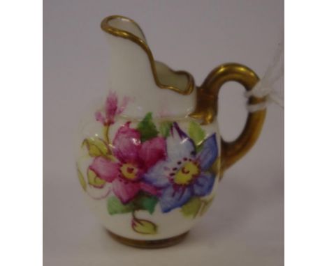 Miniature Royal Worcester jug 3.5cm high approx.