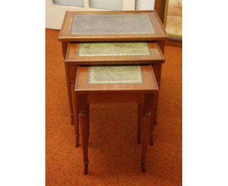 Vintage nest of tables 51cm wide, 52cm high
