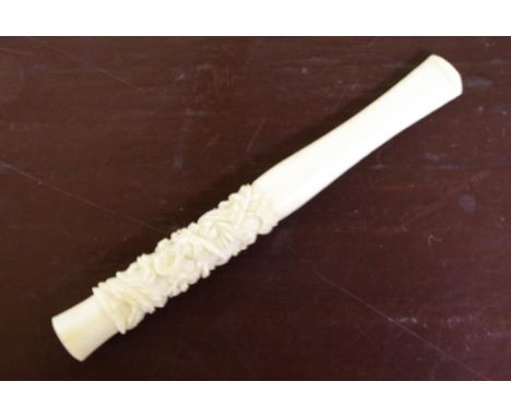 Vintage carved ivory cigarette holder