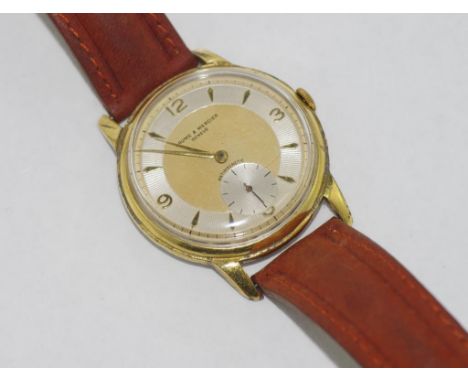 Vintage Baume & Mercier automatic watch with leather strap