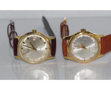 Two vintage men's wristwatches Tyson and Auguste Belmont de luxe, both in working order