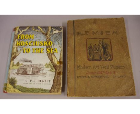 Vintage scrap book together with From Kosciusko to the sea by P.J. Hurley