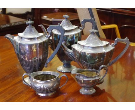 Vintage silver plated tea & coffee service comprising of 5 pieces