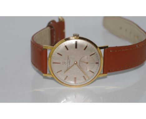Girard Perregaux 17 Jewels vintage watch with leather strap