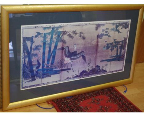 Large decorative framed print 75cm x 127cm