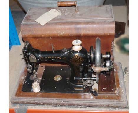 Vintage Ancos sewing machine&nbsp;model no 377950