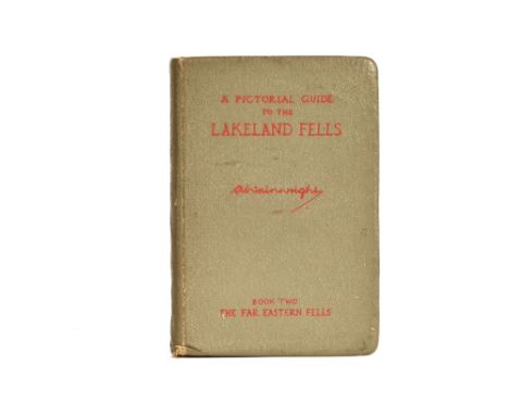 Alfred Wainwright, Pictorial Guide to The Lakeland Fells Book 2, Far Eastern Fells first edition (ex-library)