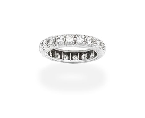 DIAMOND ETERNITY RINGSet throughout with brilliant-cut diamonds, diamonds approx. 1.90cts total, ring size approx. MFor furth