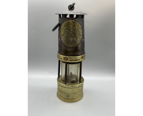 Vintage miners lamp. Height 26cm. Good condition for age.