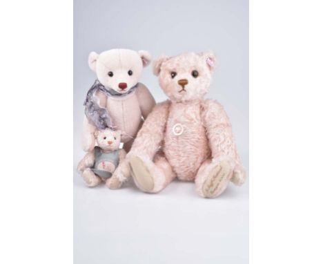   STEIFF 3 Teddybären   Limit. Auflagen, Teddy Louise, 2013, Club Edition mit Zertifikat, KF, Nr. 421259,Teddy Rose, 2005, 32