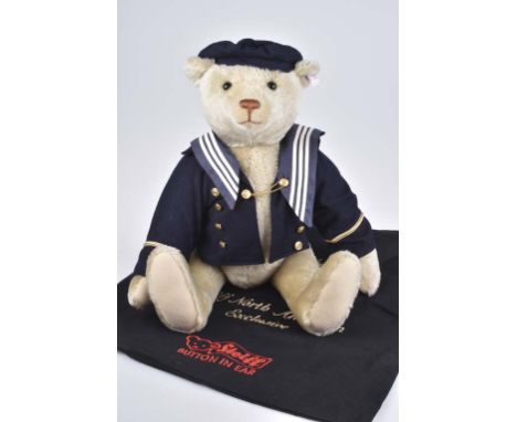   STEIFF Teddybär Kapitän   Teddybear Kapitän 1910, exklusiv für Steiff North America, mit Zertifikat 305/ 1910, KF, Nr. 6679