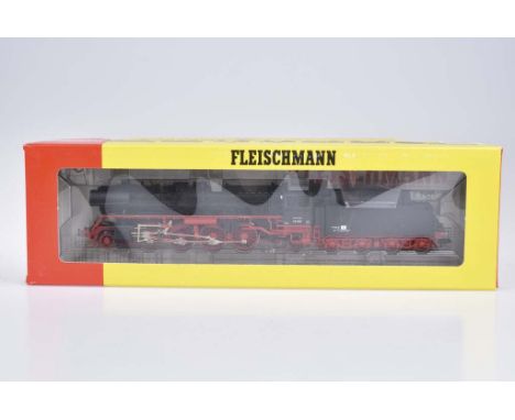   FLEISCHMANN Dampflok 4122, H0   BN 22 012 der DR, Witte-Windleitbleche, Kohletender, 2L DC, Stirnbeleuchtung, ff, Z 1-2, Bd