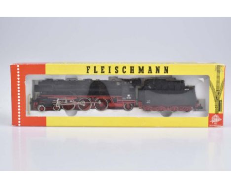   FLEISCHMANN Dampflok 4170, H0   BN 01 220 der DB, Kohletender, 2L DC, wechselnde Stirnbeleuchtung, ff, min. Fehlteile, Z 1-