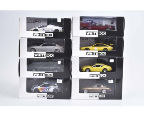   MODELCARWORLD 8 Modellfahrzeuge   Metall, Kunststoffteile, M 1:43, darunter Chevrolet Corvette C2, Gran Cabrio Sport, VW Po