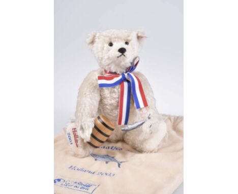  STEIFF Maatjes Beer   Exclusiv für Holland 2003, limitierte Auflage, mit Zertifikat 899/ 1500, KF Nr. 661082, Mohair, weiß,