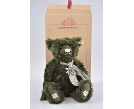   STEIFF Teddybär Edelweiß   Exclusiv für Deutschland, Österreich und Schweiz, limitierte Auflage, mit Zertifikat, 861/ 1500,