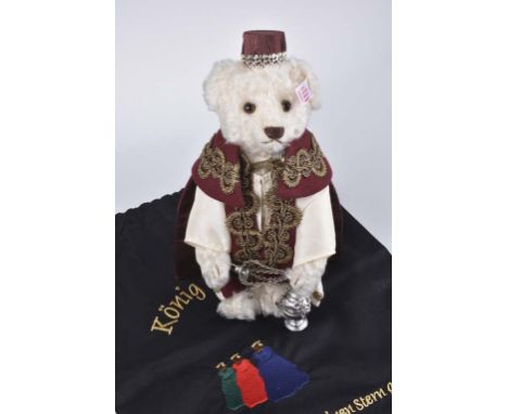   STEIFF Teddybär König Balthasar   exklusiv für Karstadt, limitierte Auflage, mit Zertifikat 67/ 1500, KF, Nr. 655821, Mohai