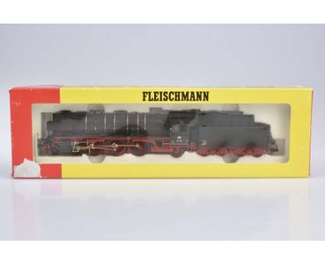   FLEISCHMANN Dampflok 4169, H0   BN 01 164 der DB, Kohletender, 2L DC, wechselnde Stirnbeleuchtung, ff, Z 1, BdA, Okt. mit G