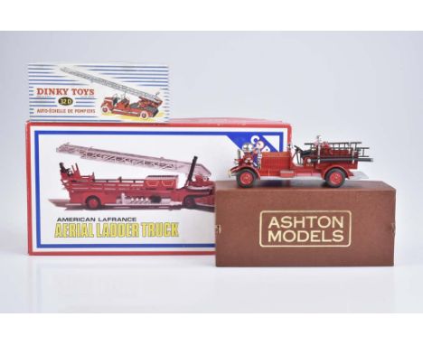   ASHTON MODELS/ CORGI/ DINKY TOYS 3 Modellautos   Metall, Kunststoffteile, M 1:43 &amp; 1:50, Auto-Èchelle de Pompiers 32D, 