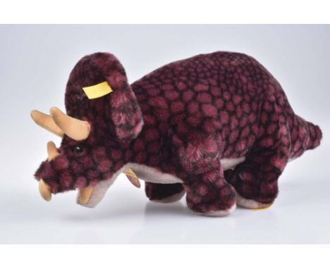   STEIFF Cosy Rato   1994, KFS, Nr. 095795, Webpelz, violett, 45 cm, Z 1, selten          