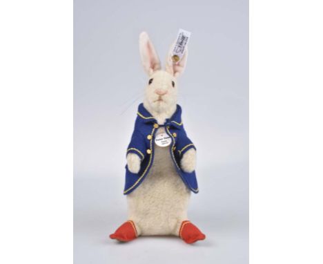   STEIFF Peter Hase 1904/1905   Peter Rabbit, Replik, limitierte Auflage, mit Zertifikat 1976/ 3000 weltweit, KFS, Nr. 402180