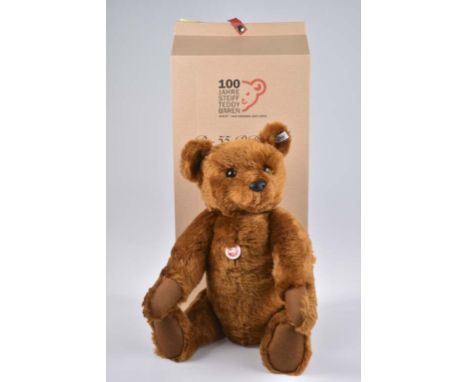   STEIFF Bär 55 PB 1902   Replik, limitierte Auflage, mit Zertifikat Nr. 2781 von 7000 weltweit, KFS, Nr. 404009, Mohair-Plüs