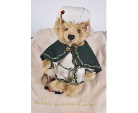   STEIFF Teddybär König Melchior   exklusiv für Karstadt, limitierte Auflage, mit Zertifikat 52/ 1500, KF, Nr. 655708, Mohair