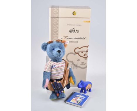   STEIFF MARA - Traumreisebärin   Dream Journey Teddy Bear, Ars Mundi Exklusiv-Edition, limitiert auf 980 Exemplare, mit Zert