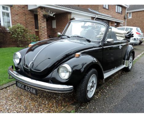 - Began life as a Super Beetle Saloon but later re-configured as a Convertible

- Resident in Guernsey for 24 years and exten